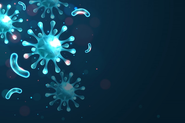 Vector virus infection background