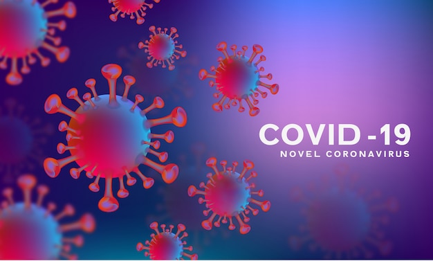 Virus infection flu background design