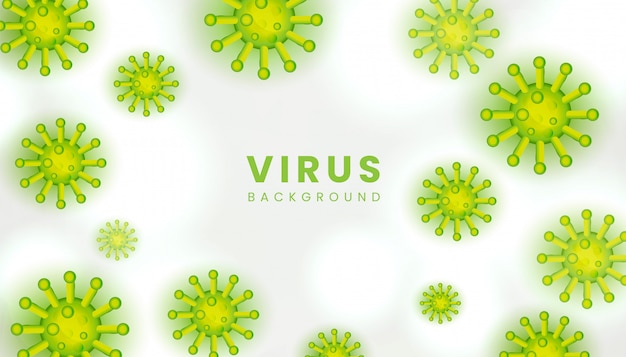 Virus infection style  background