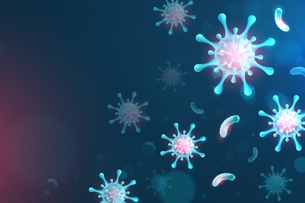 Vector virus & pandemic background