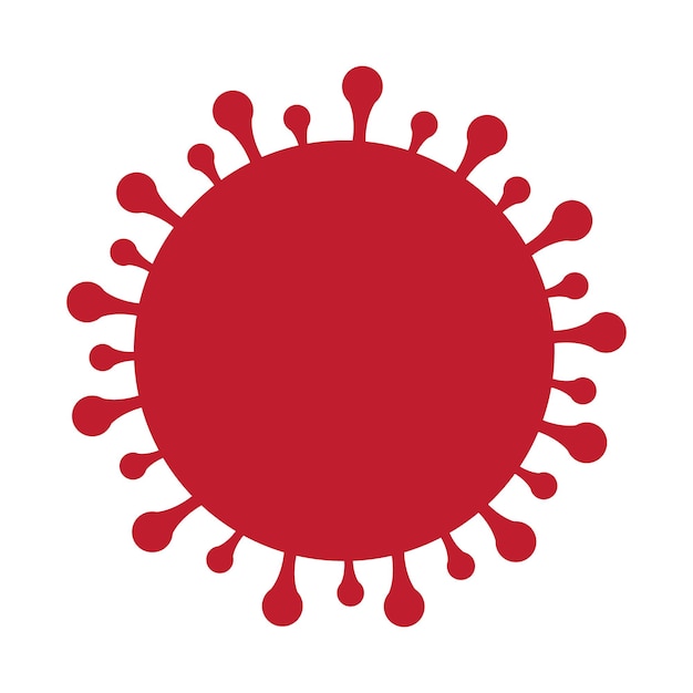 Virus pictogram logo vector ontwerpsjabloon