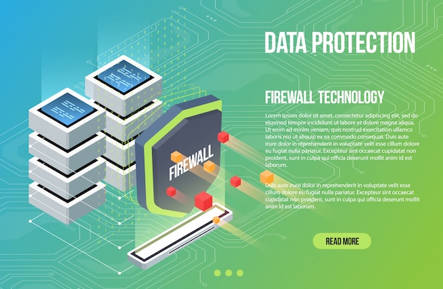 Vector virus scan security malware. shield guard isometric flat vector illustration. cyber crime and data protection. database and server data guarding.