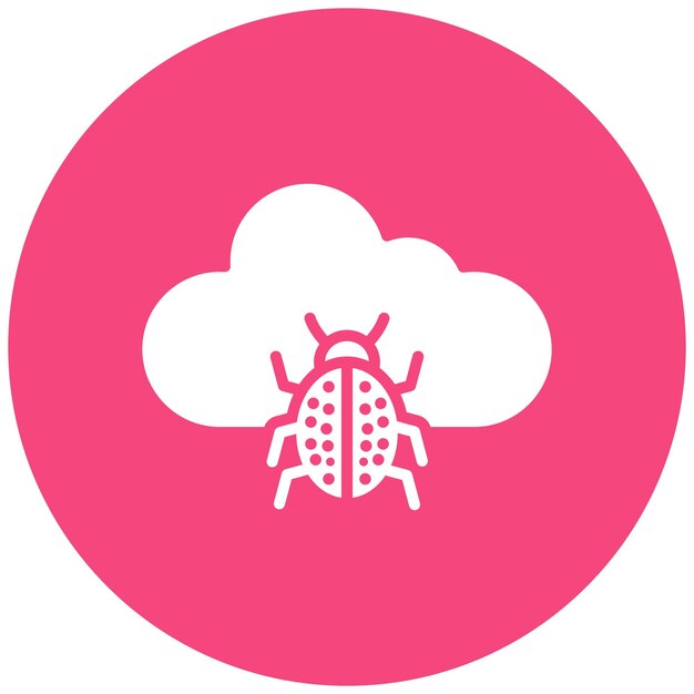 Vector virus vector icon design illustration