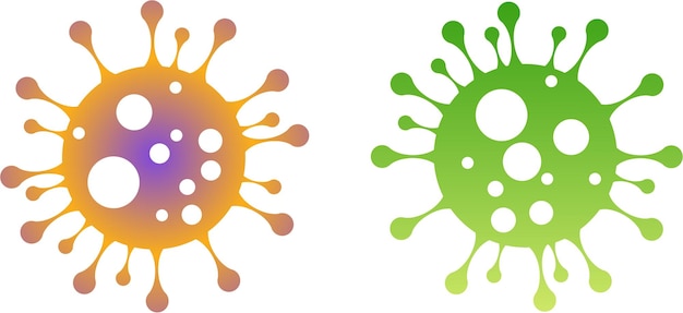 Virus vector icon.