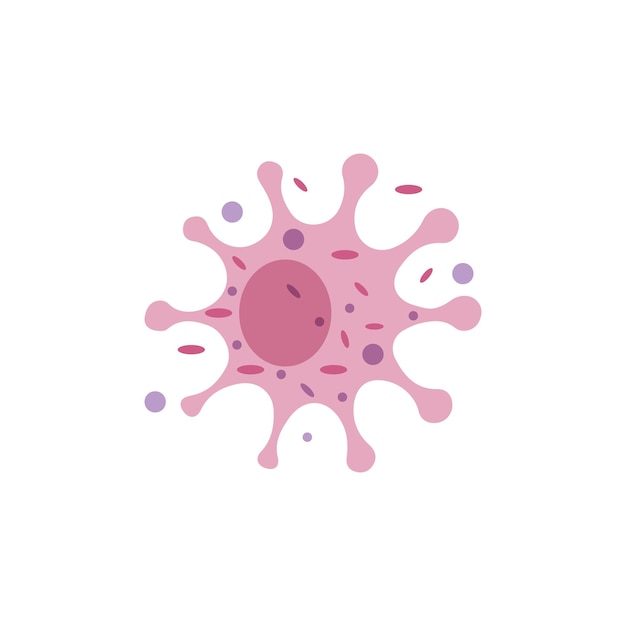 Virus vector illustration icon template design