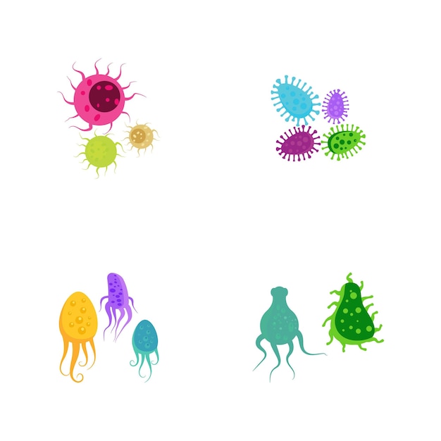 Virus vector illustration icon