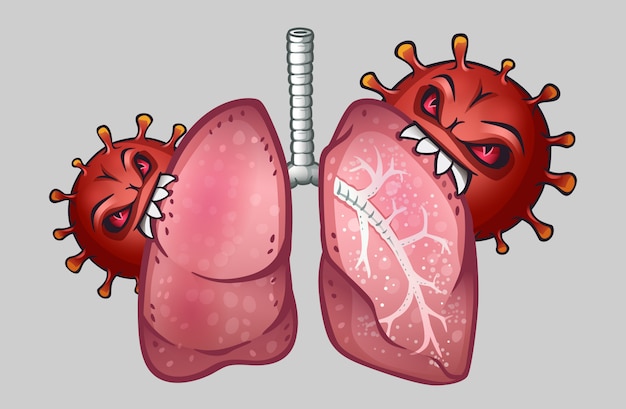 Viruses eat human lungs