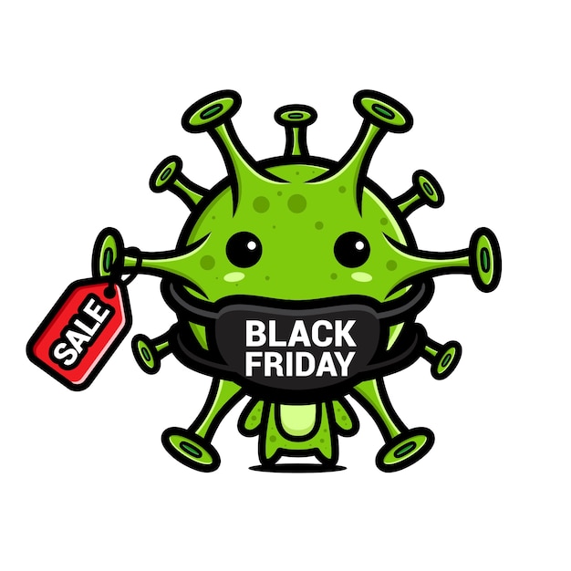 viruses using a black friday mask