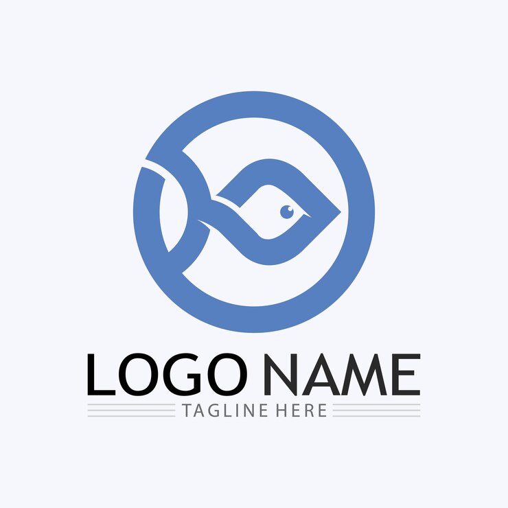 Vector vis abstract pictogram ontwerp logo sjabloon creatief vector symbool van visclub of online winkel