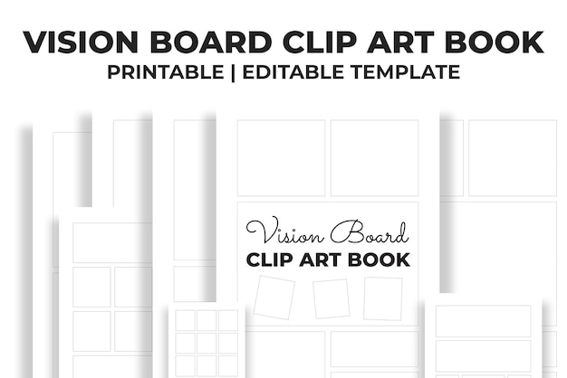 Vision Board Clip Art Book