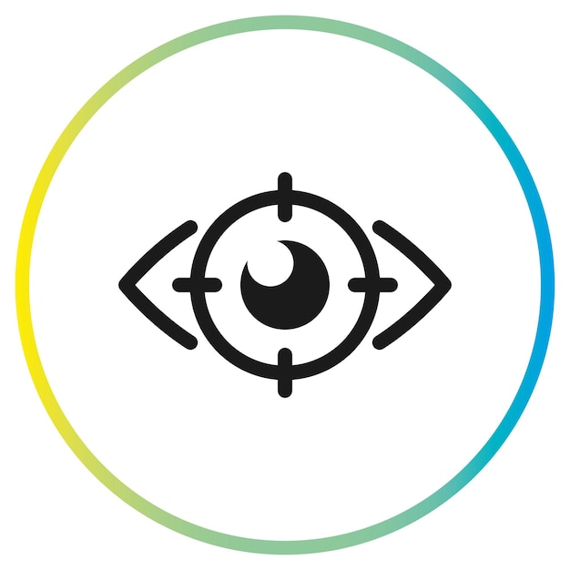 vision icon target eye