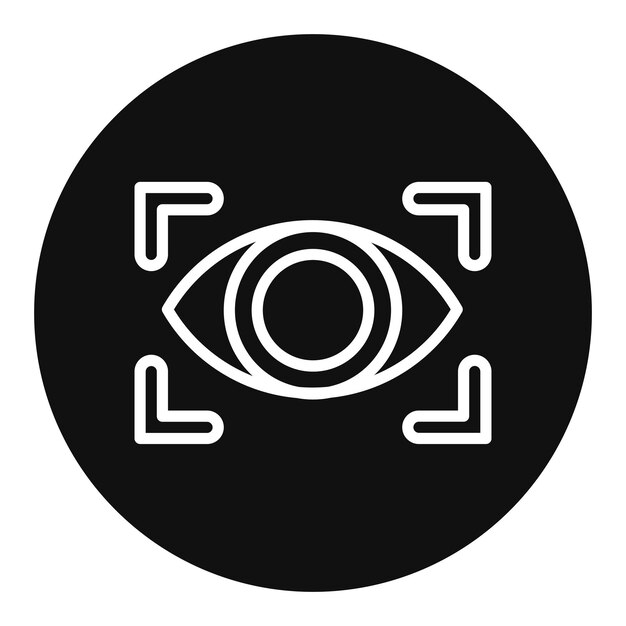 Vision icon vector afbeelding Kan worden gebruikt voor Human Resource