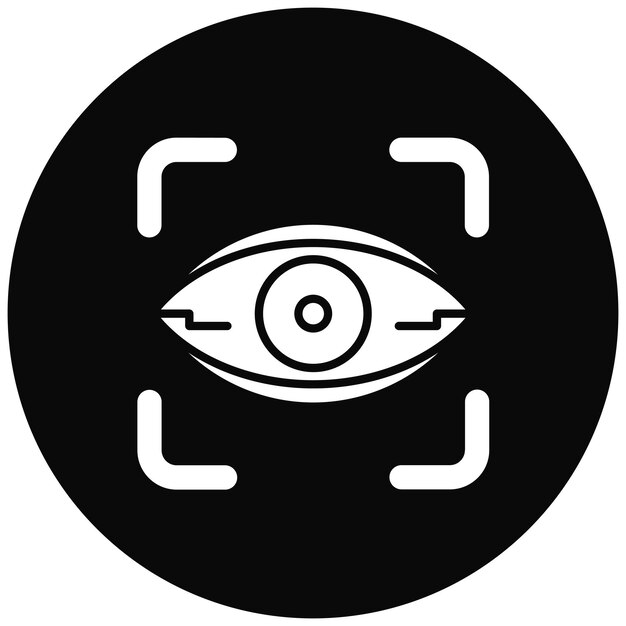 Vision icon vector afbeelding kan worden gebruikt voor The Future