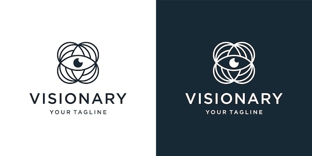 Шаблон дизайна логотипа Visionary eye