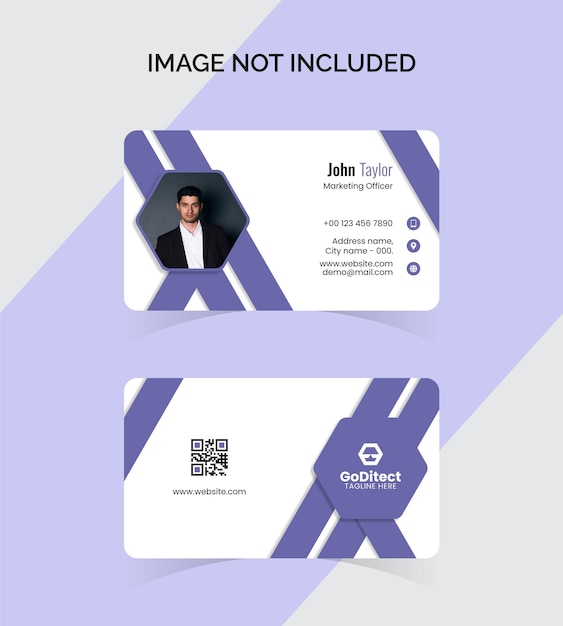 Vector visiting card business card design