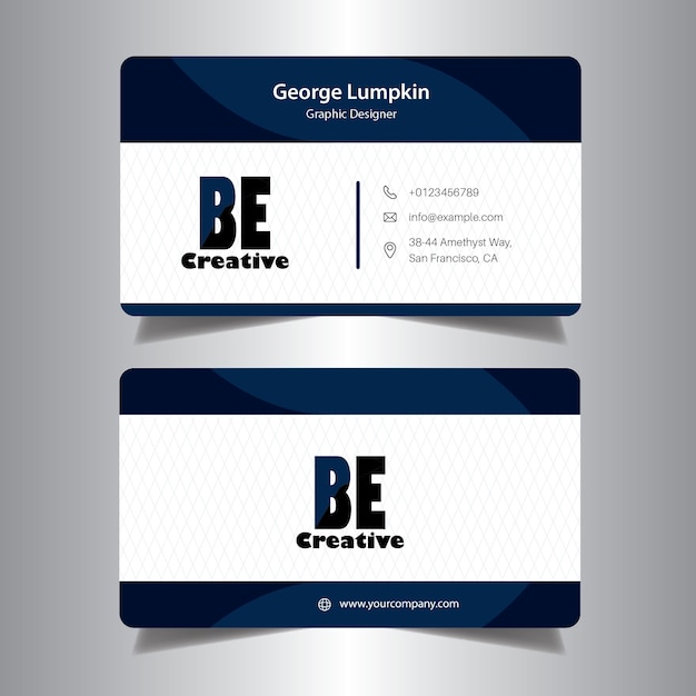 Visiting card design per office