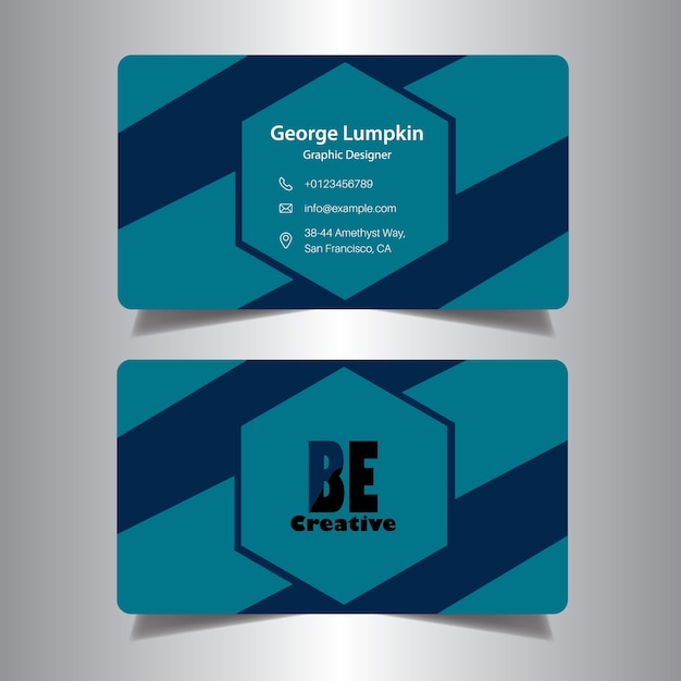 Visiting card design for office