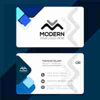 Vector visiting card design template new