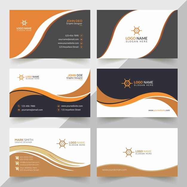 Vector visiting card design