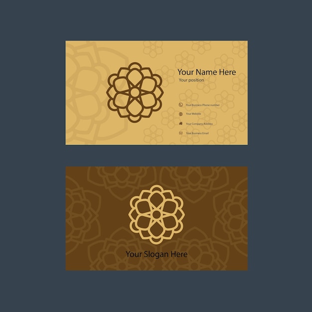 visiting card template design