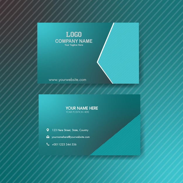 Vector visiting card