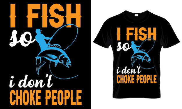 Vissen en jagen TShirt Design Fishing Hook Vector Graphic T-shirt Design