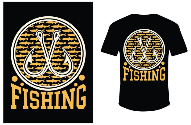 Vissen T-shirt ontwerp. Visserij vector T-shirt. eps vissen shirt ontwerp.