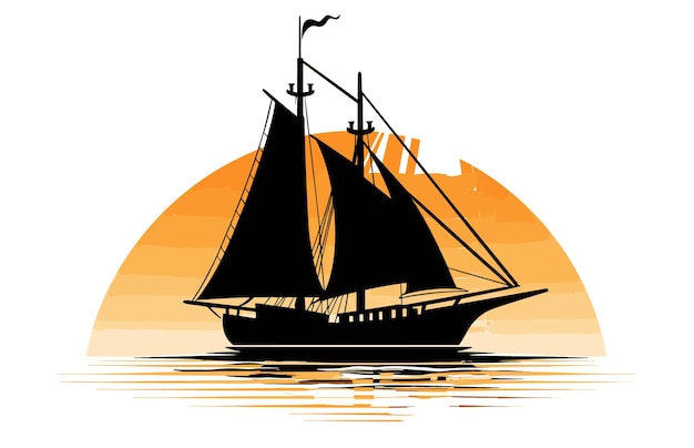 Visserij en boot Vector en t-shirts ontwerp met vector t-shirt mockup