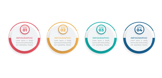 Visualisatie van zakelijke gegevens Procesgrafiek Abstracte elementen van grafiekdiagram met stappenopties