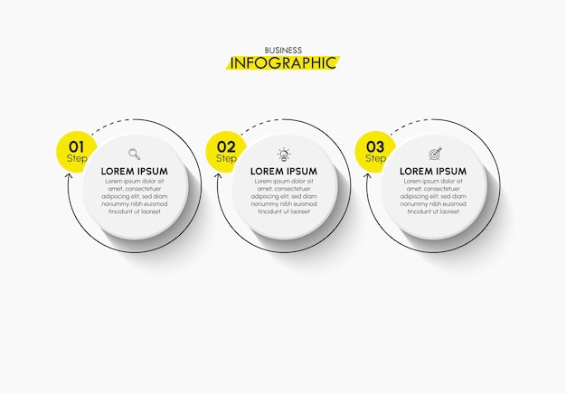 Visualisatie van zakelijke gegevens. tijdlijn infographic pictogrammen ontworpen voor abstracte achtergrondsjabloon