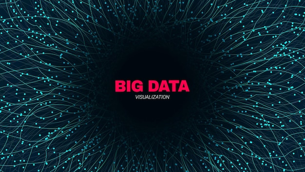 Visualizzazione di una rete di big data in frattale digitale