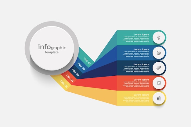 visualization timeline process infographic template Steps business data design