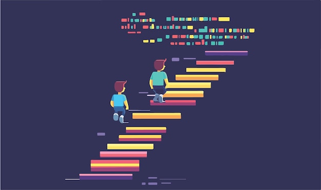 visualizing the coding journey steps of a programmer
