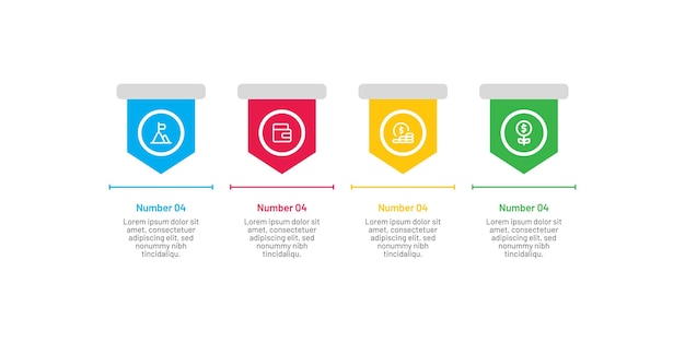 Vettore visualizzazione dei dati elementi infografici creativi per presentazioni dinamiche