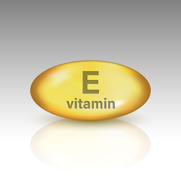 Шаблон таблетки витамина Е для вашего дизайна