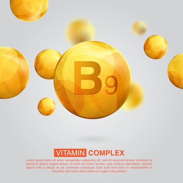 Vitamin gold icon. Retinol vitamin drop pill capsule