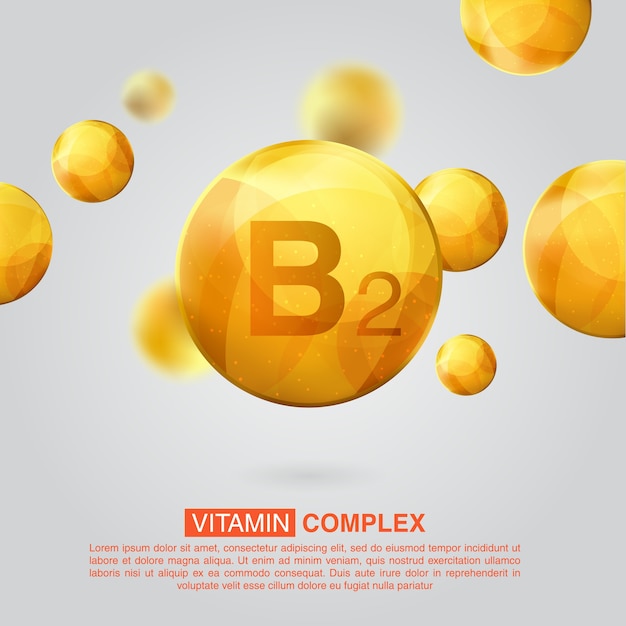 Vitamin gold icon. Retinol vitamin drop pill capsule