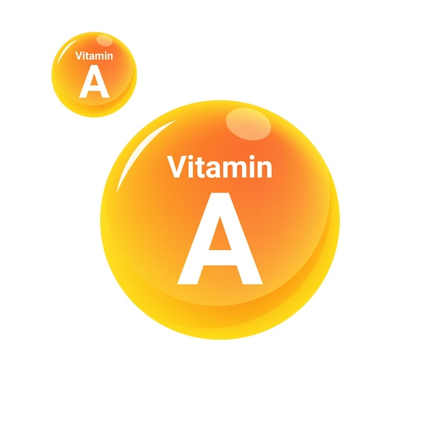 Vector vitamin a logo design