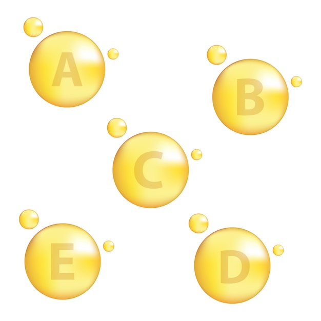 Vitaminen tekenen ingesteld