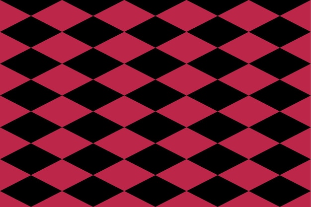 Viva magenta and black rhombus pattern