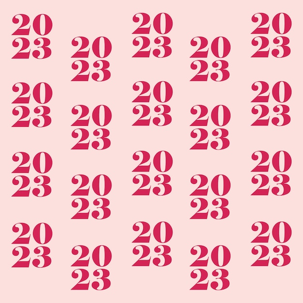 Viva magenta dà il benvenuto al 2023 pattern design