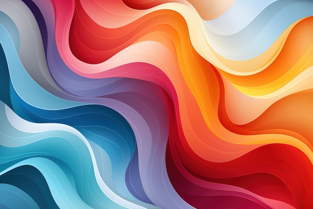 Vector vivid rainbow colored abstract background