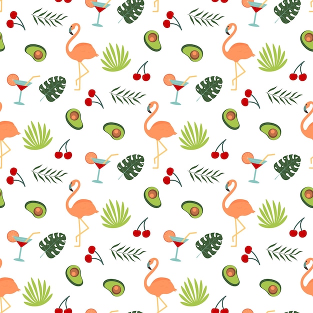 Vivid tropical pattern