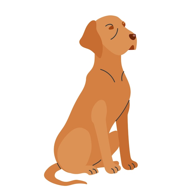 Икона Vizsla клипарт аватар логотип изолированная иллюстрация