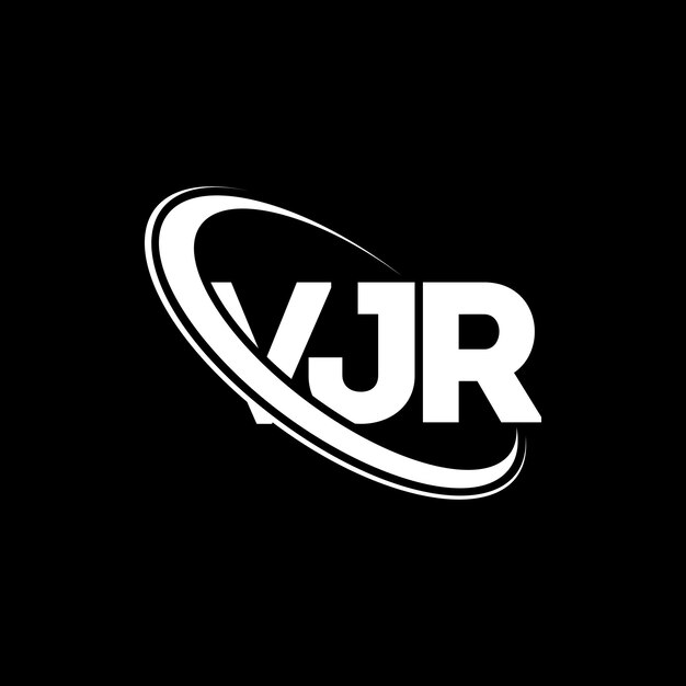 Vector vjr logo vjr letter vjr letter logo design initials vjr logo linked with circle and uppercase monogram logo vjr typography for technology business and real estate brand