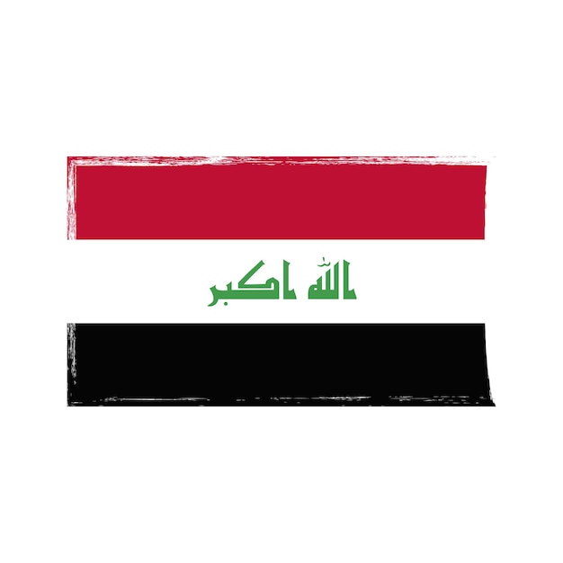 Vlag Irak grunge