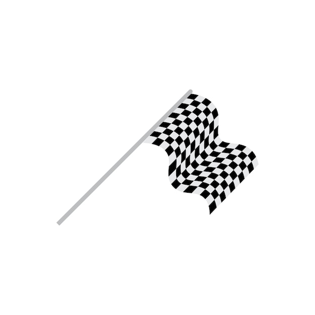 Vlag race vector pictogram