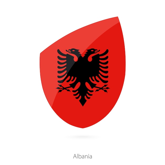 Vlag van albanië albanese rugbyvlag