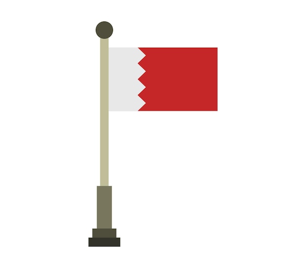 vlag van Bahrein