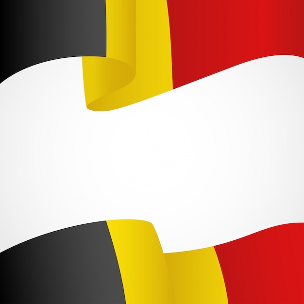 Vector vlag van belgië insignia